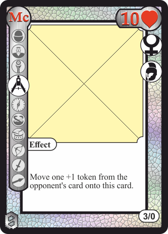 White 10 of hearts