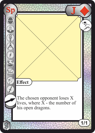 White Jack of diamonds