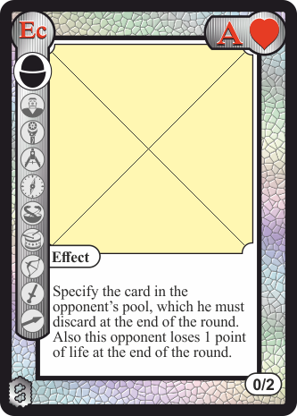 White Ace of hearts