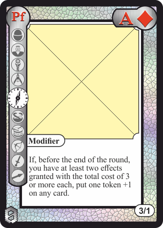 White Ace of diamonds