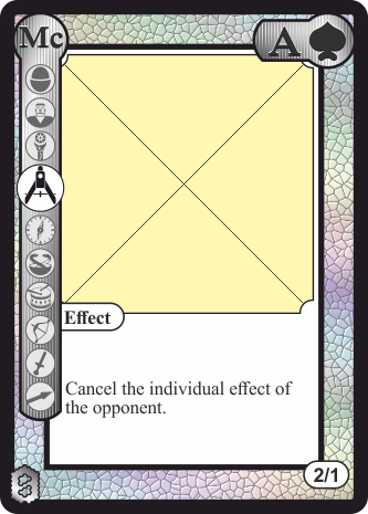 White Aca of Spades