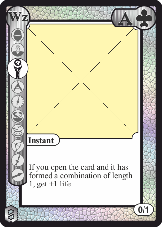 White Ace of Clubs