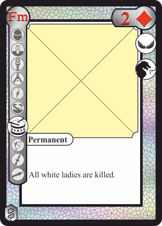 White 2 of diamonds