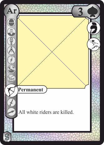 White 3 of Spades